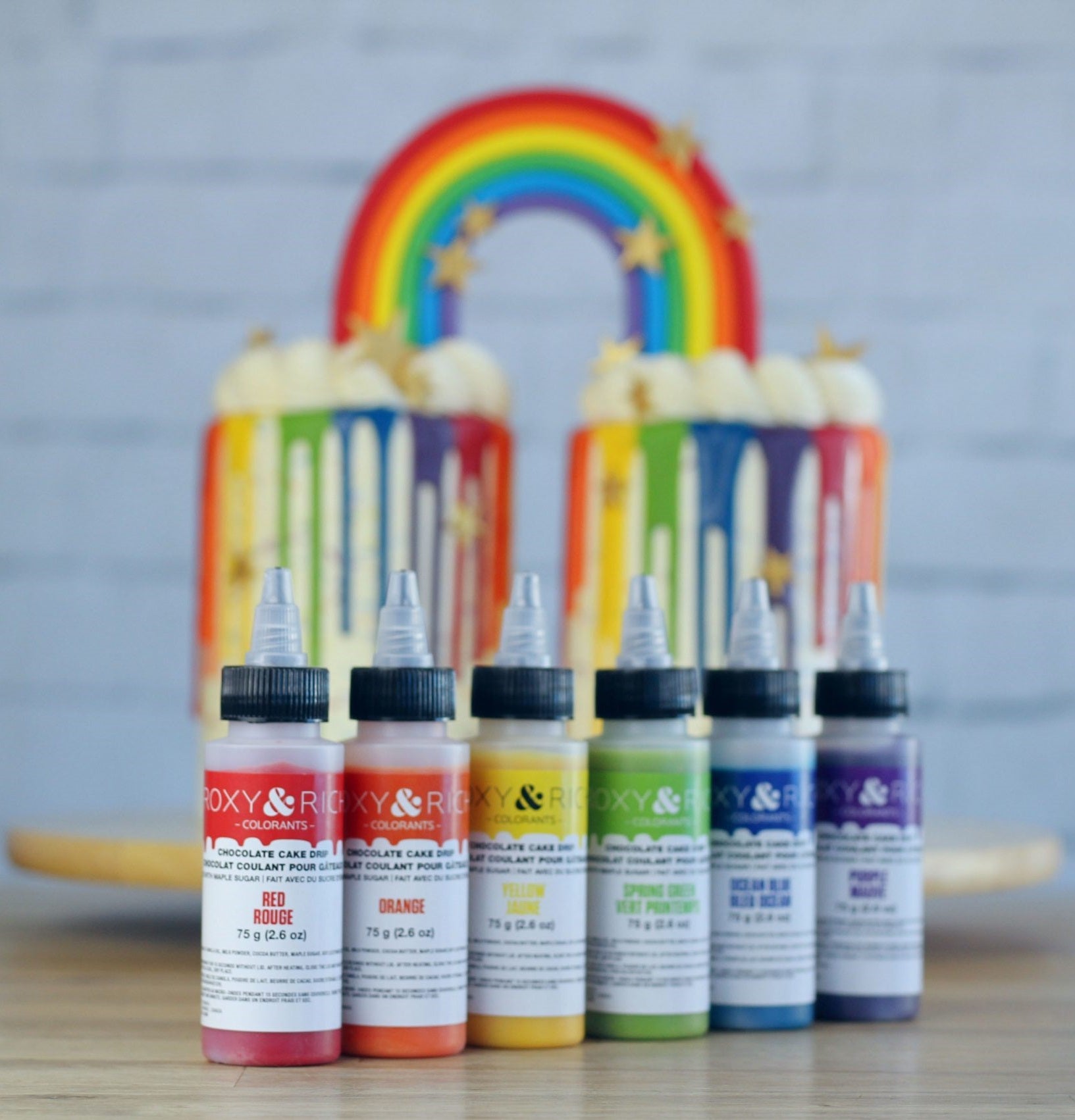 Roxy & Rich Cake Drip 2.6oz Rainbow Kit