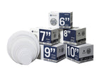 White coated cake board from Whalen Packaging, various sizes, ideal for supporting and displaying cakes.
