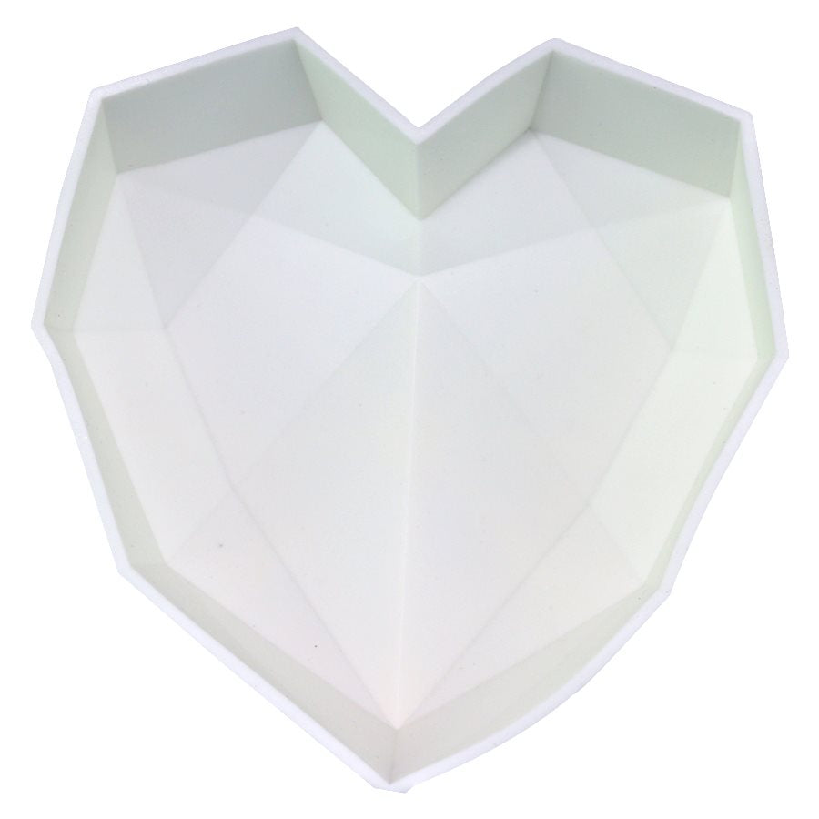 NY Cake 7" Large Diamond Heart Silicone Mold