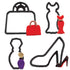 Fashionista Cookie Cutter Set - Bake Supply Plus