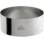 Aro de acero inoxidable para pasteles Fat Daddio de 5 cm de alto