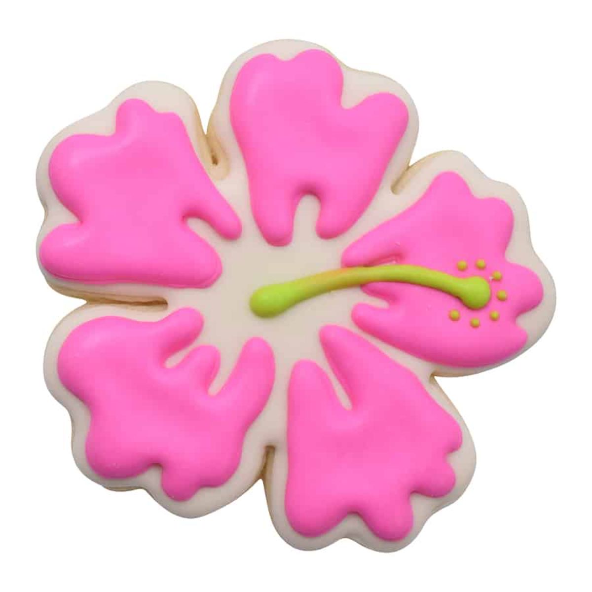 Cortador de galletas de flor de hibisco R&M de 3.5"