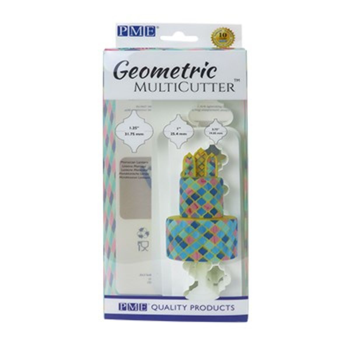 PME Cortador múltiple geométrico farol marroquí, juego de 3
