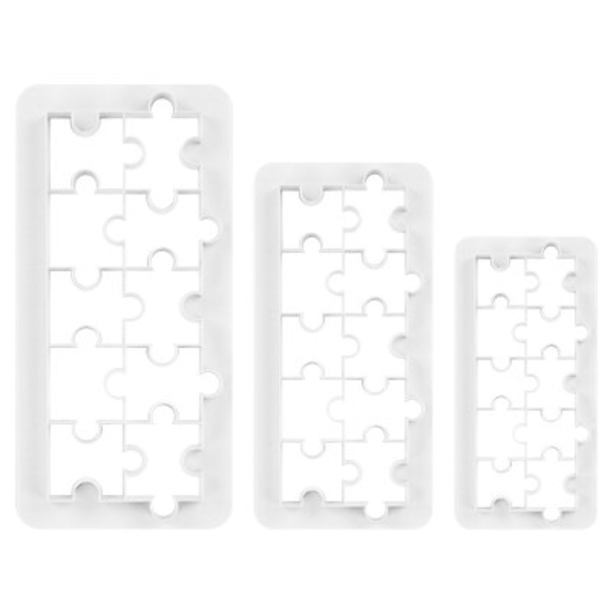 PME Cortadores Geométricos Multicorte Puzzle, Set de 3