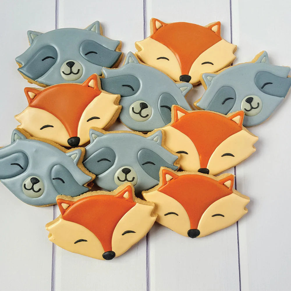 Cortador de Galletas Cara de Mapache 2.5'x 4'