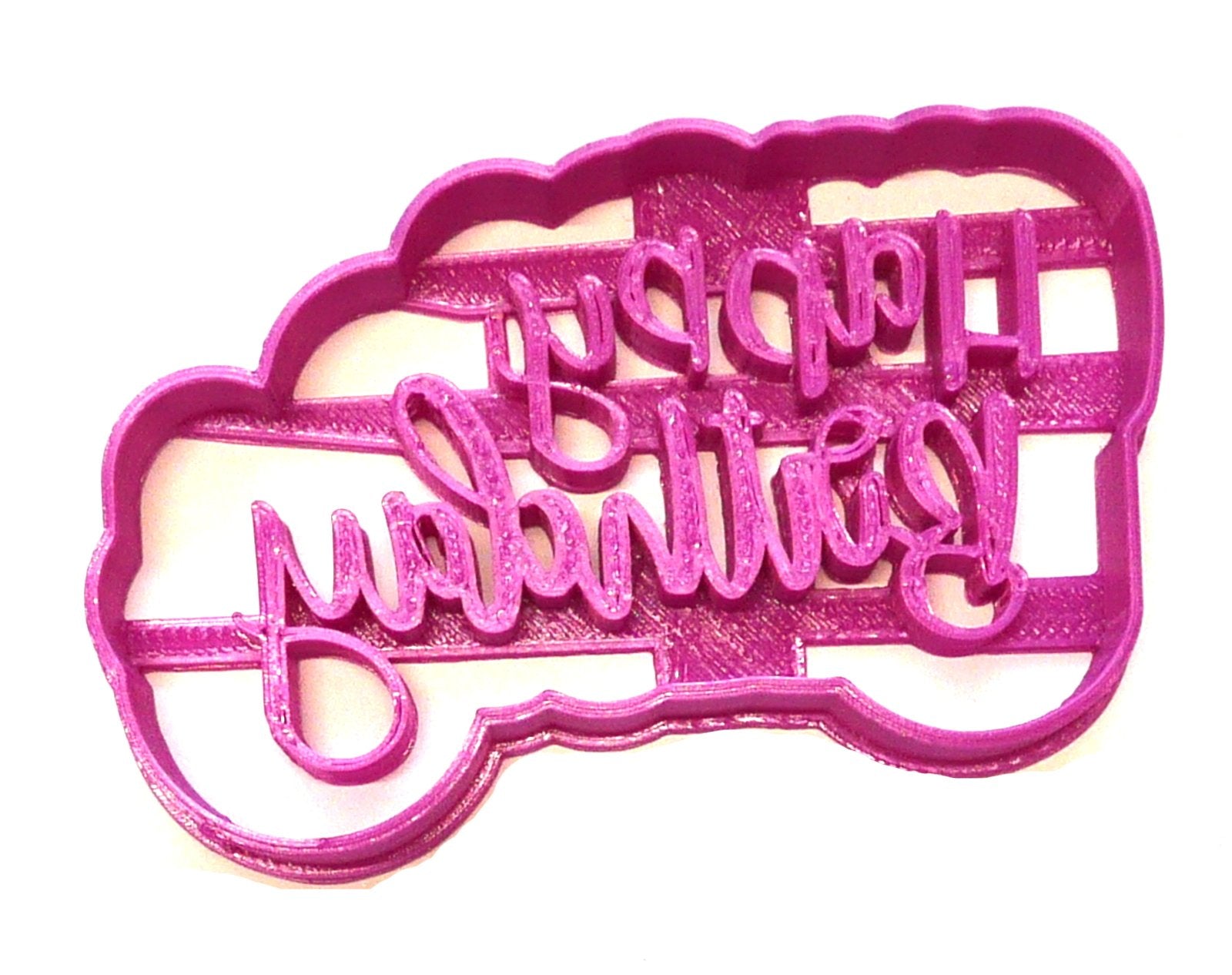 Fondant Cutter Happy Birthday Small