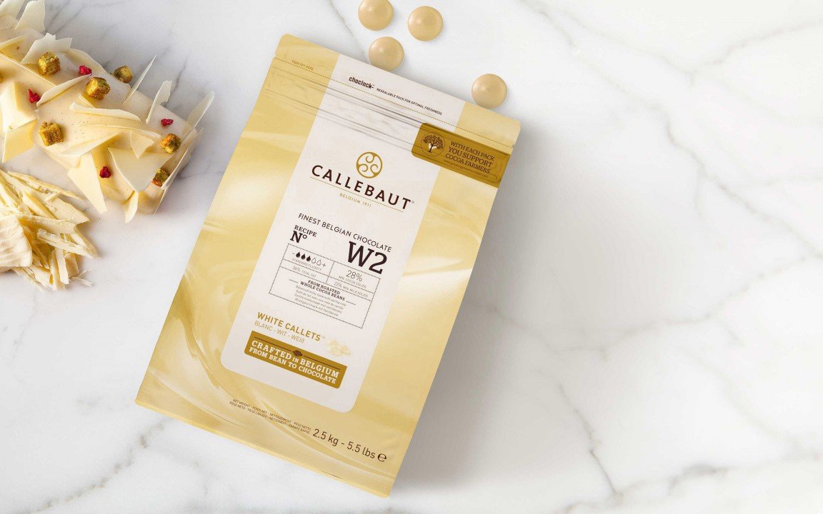 Callebaut White Chocolate N° W2 Callets