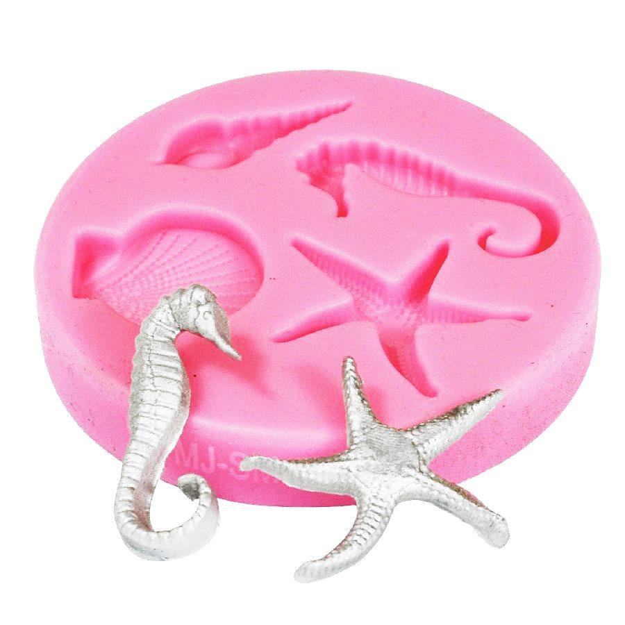 Seaside Creatures Silicone Mold - Bake Supply Plus