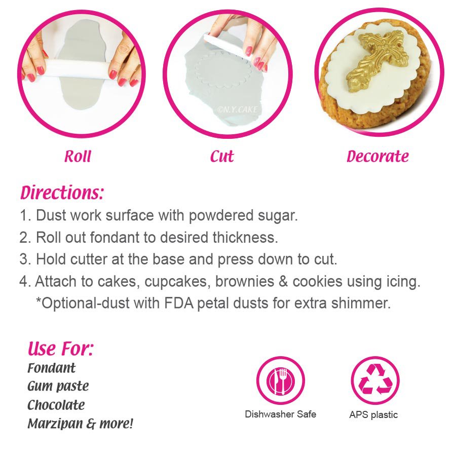 Cortador ovalado de doble cara NY Cake