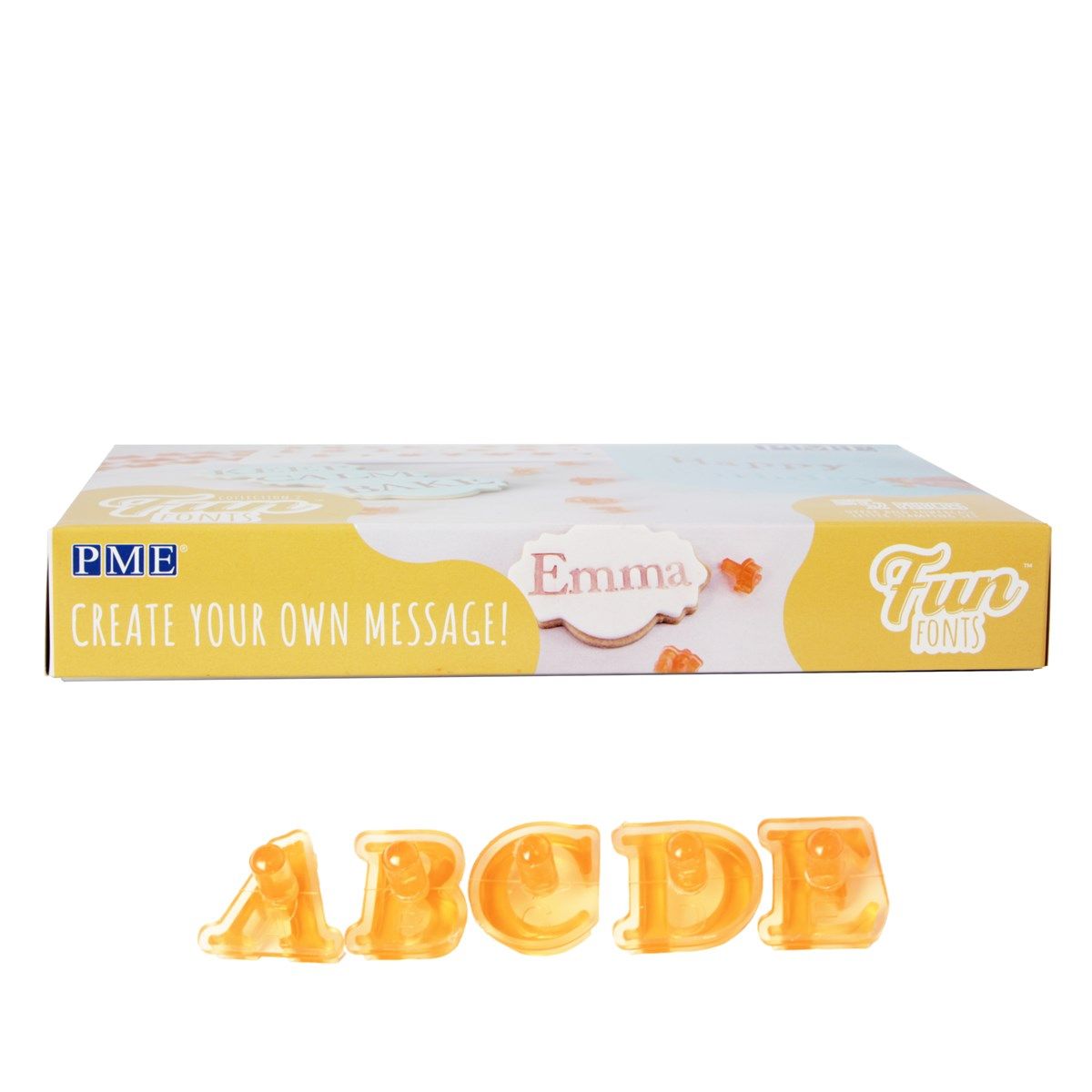 PME Fun Fonts Times New Roman Alphabet Collection 2 52 pcs