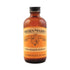 Nielsen-Massey Pure Orange Extract bottle in 2 oz and 4 oz sizes, featuring clear glass bottles with orange-colored labels and caps.