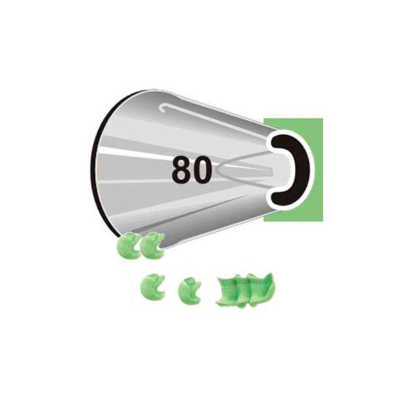 Wilton/Ateco Specialty Ruffle Decorating Cake Tip #80 - Bake Supply Plus