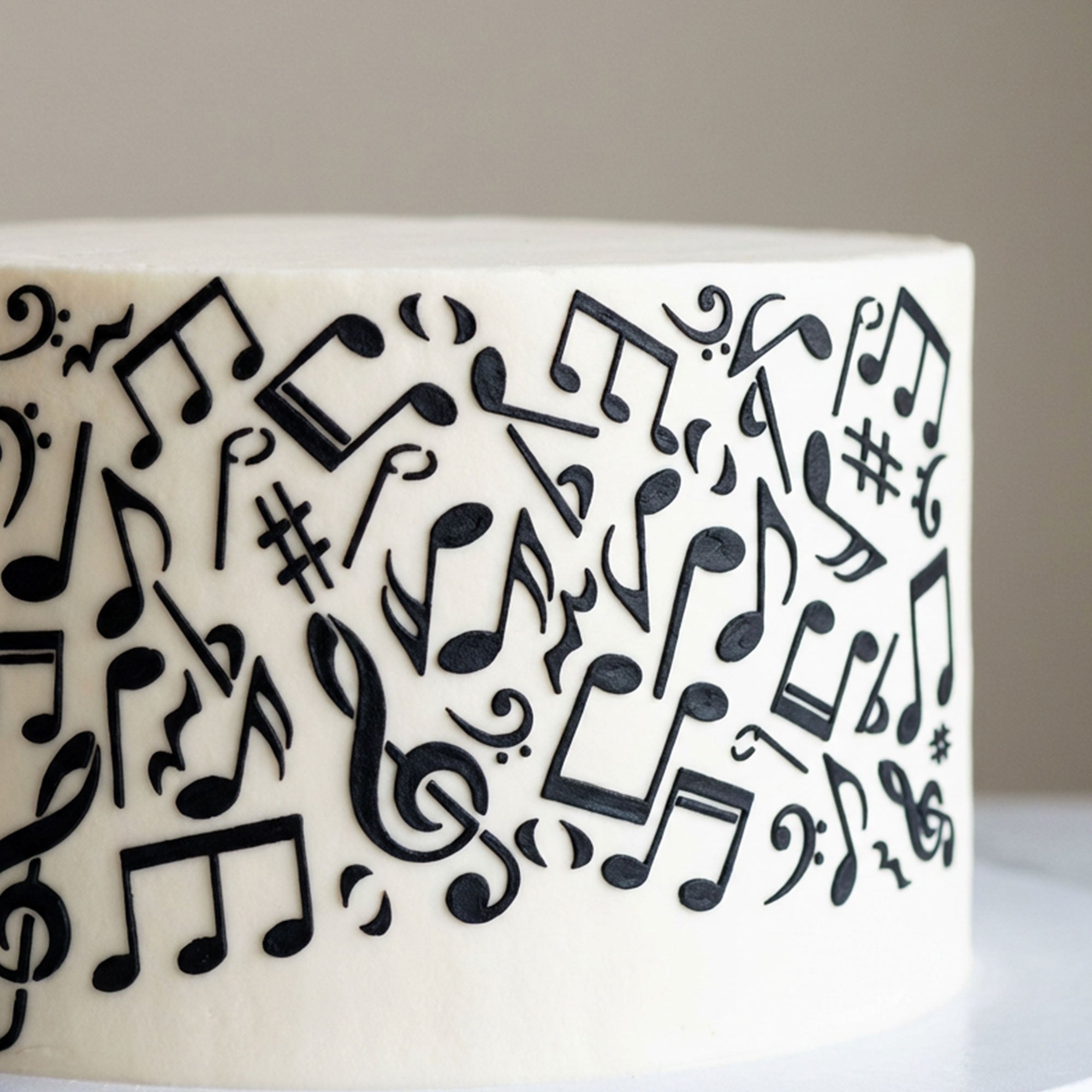 Cake Decorating Stencil MELODIA