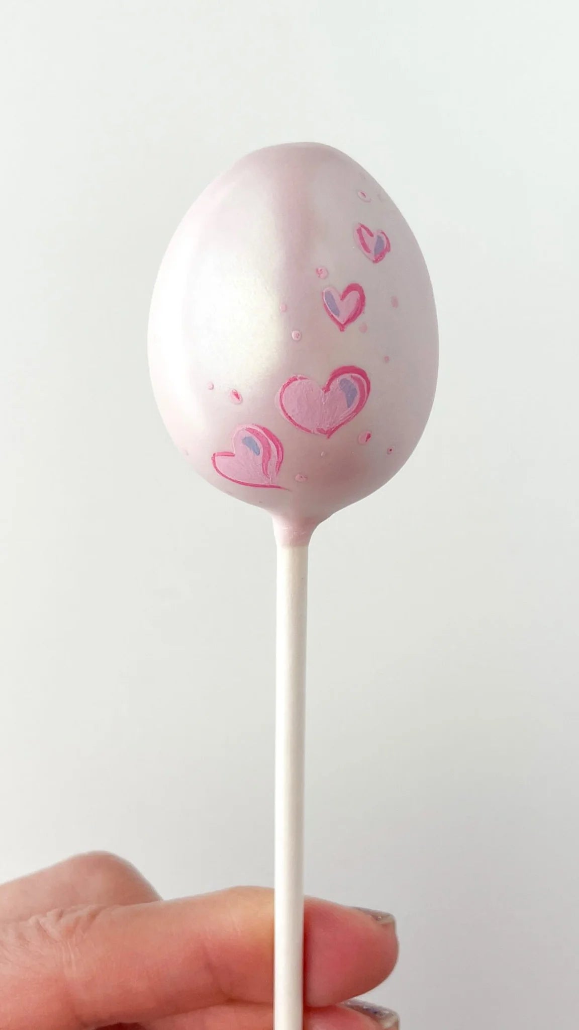 Molde de silicona para cake pops con forma de huevo