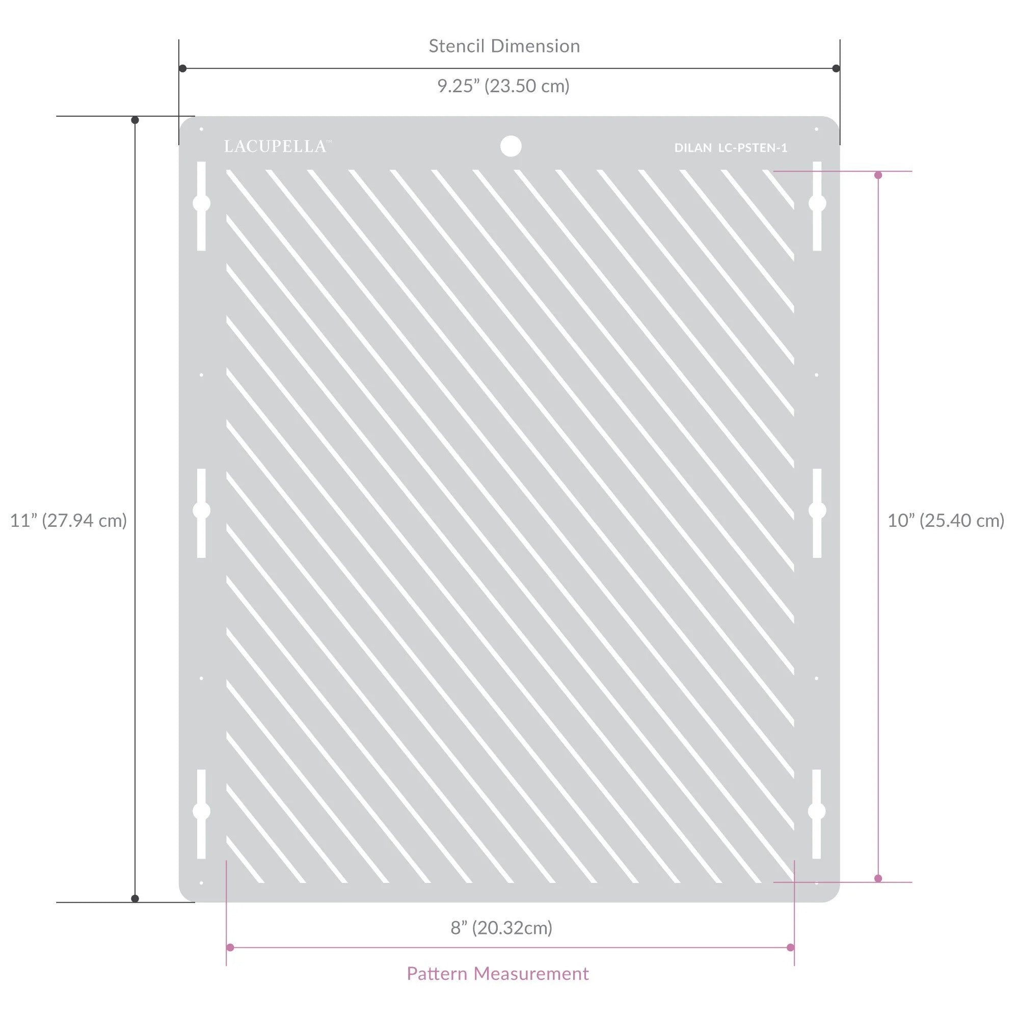 Cake Decorating Stencil AMARA