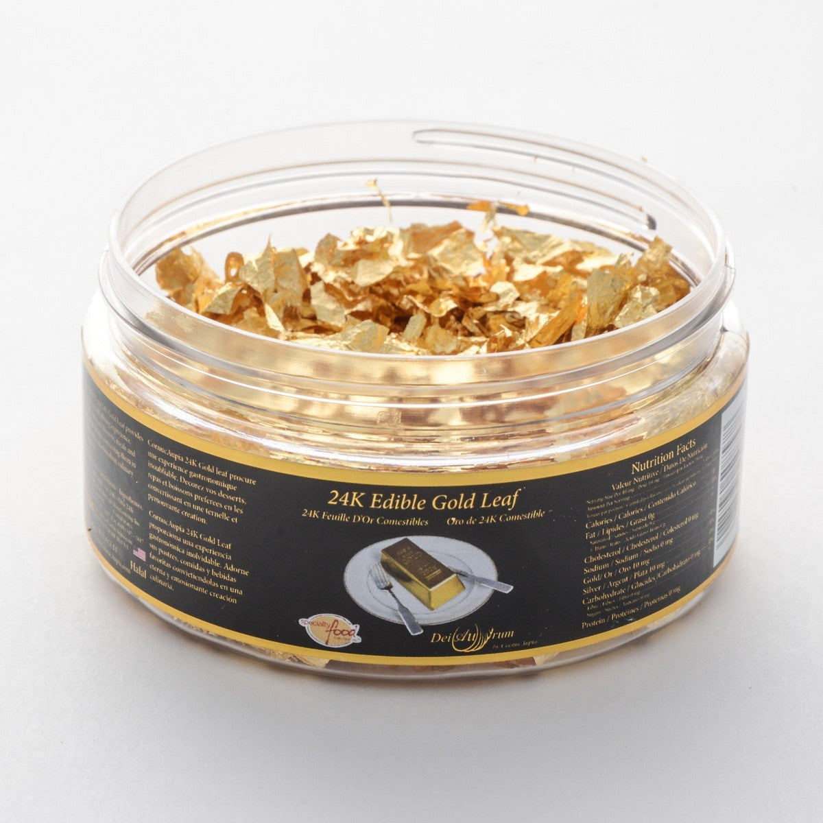 24K Edible Gold Leaf Flakes