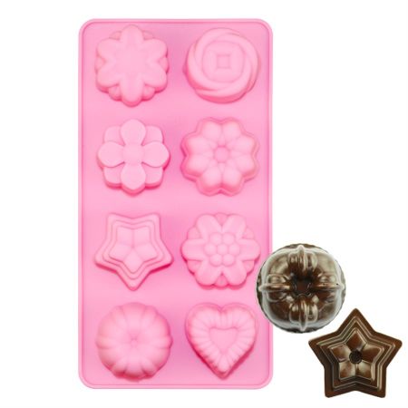 NY Cake Silicone Mini Bundts Chocolate Mold
