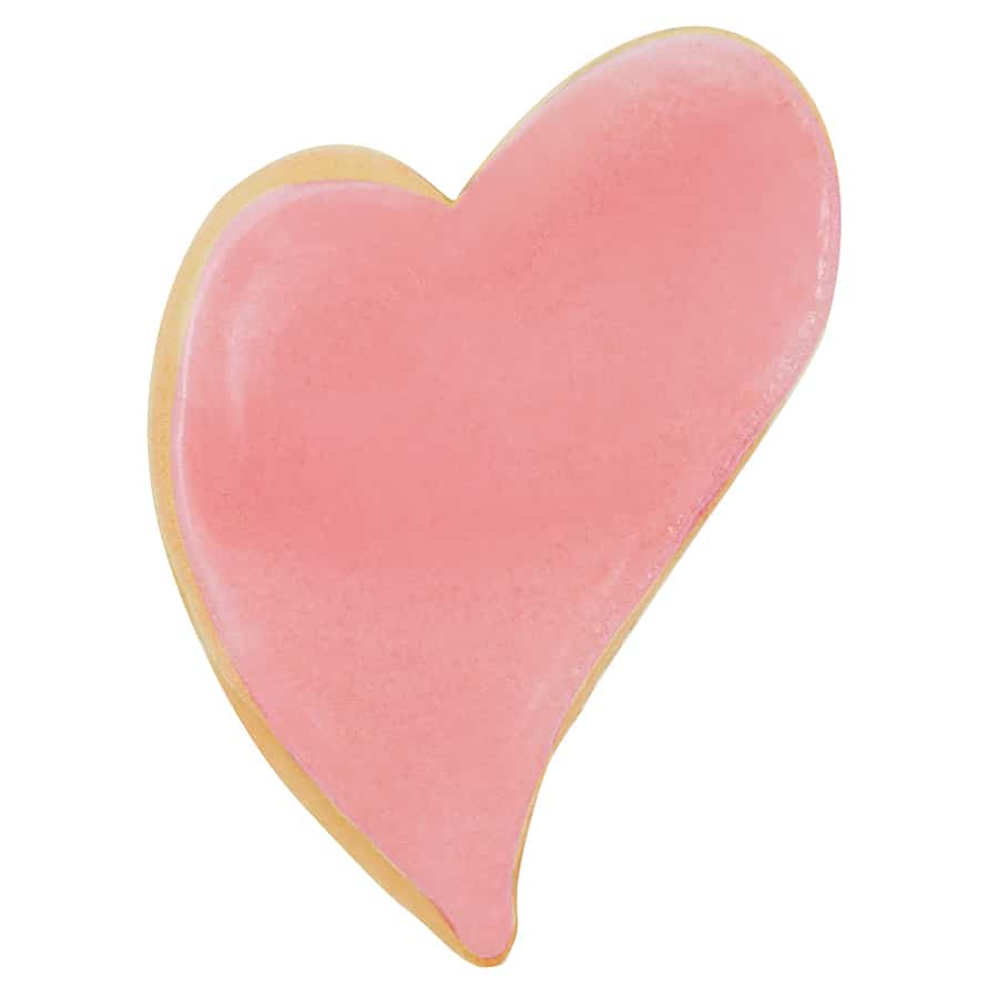 Cortador de Galletas Curvado de Corazón de 3"