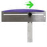 Alisador y raspador ajustable de acero inoxidable NY Cake