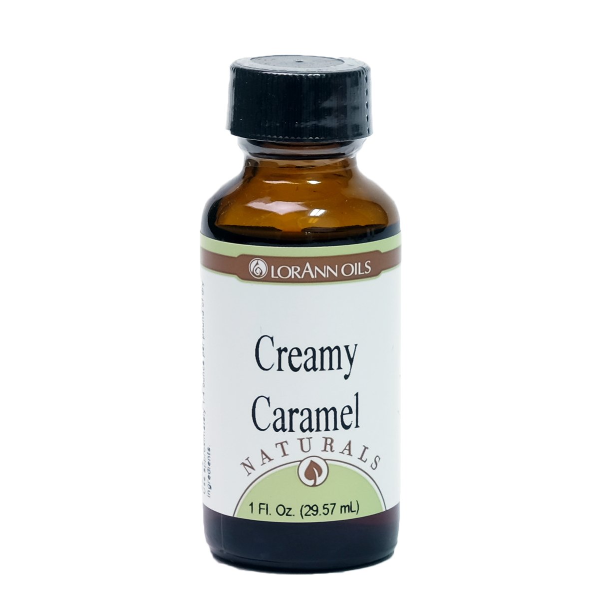 LorAnn Oils Creamy Caramel Natural Flavoring Extract, 4 oz bottle