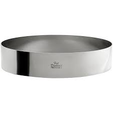 Aro de acero inoxidable para pasteles Fat Daddio de 5 cm de alto