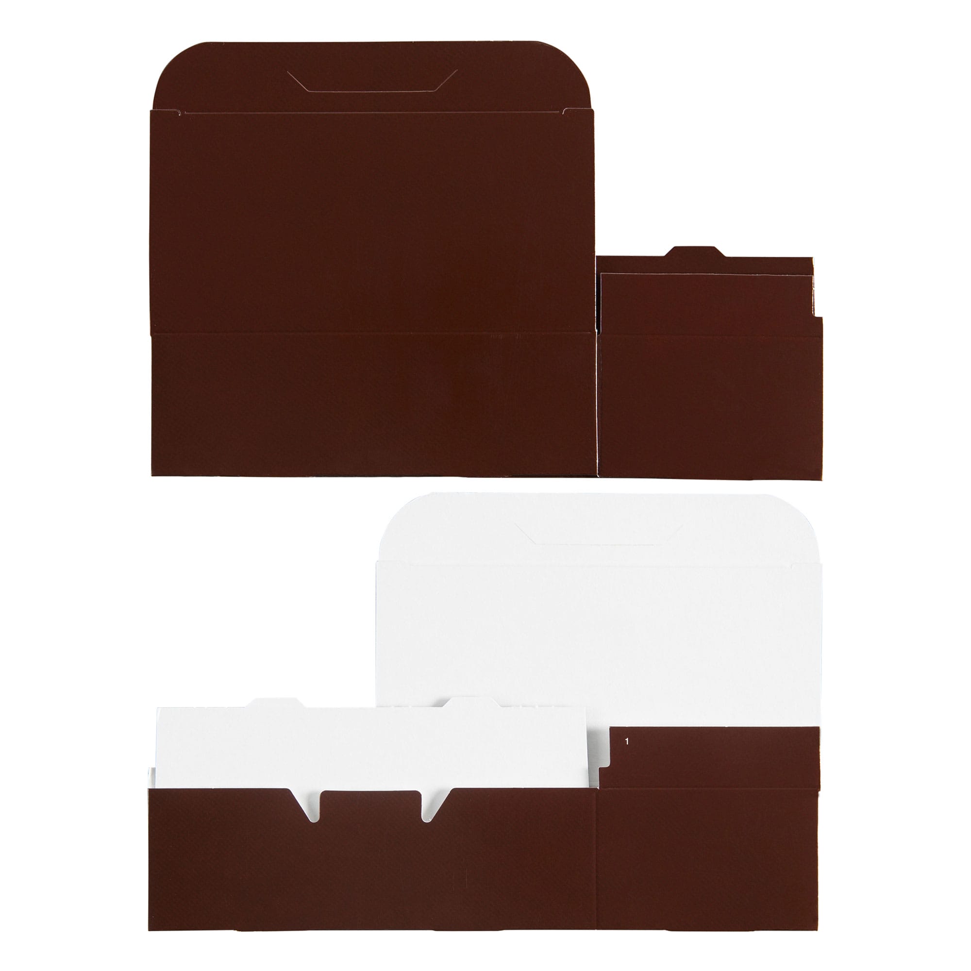 27BR - Cajas de dulces y dulces marrones de 14 x 7 x 4.5 cm - 227 g