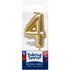 Mini Gold Candle Numerals 0-9