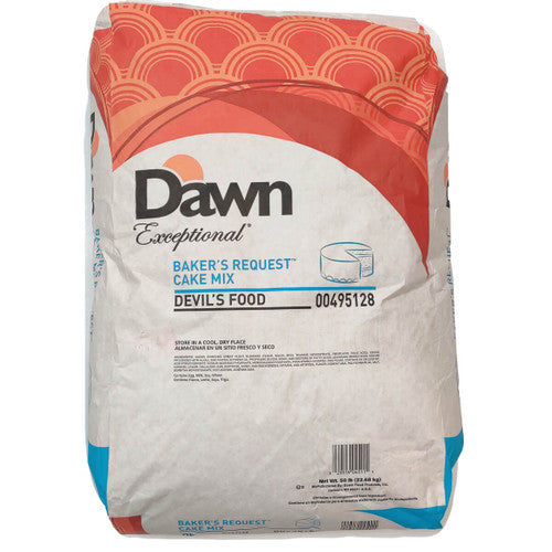 Premezcla para pastel de 50 lb Dawn Devils