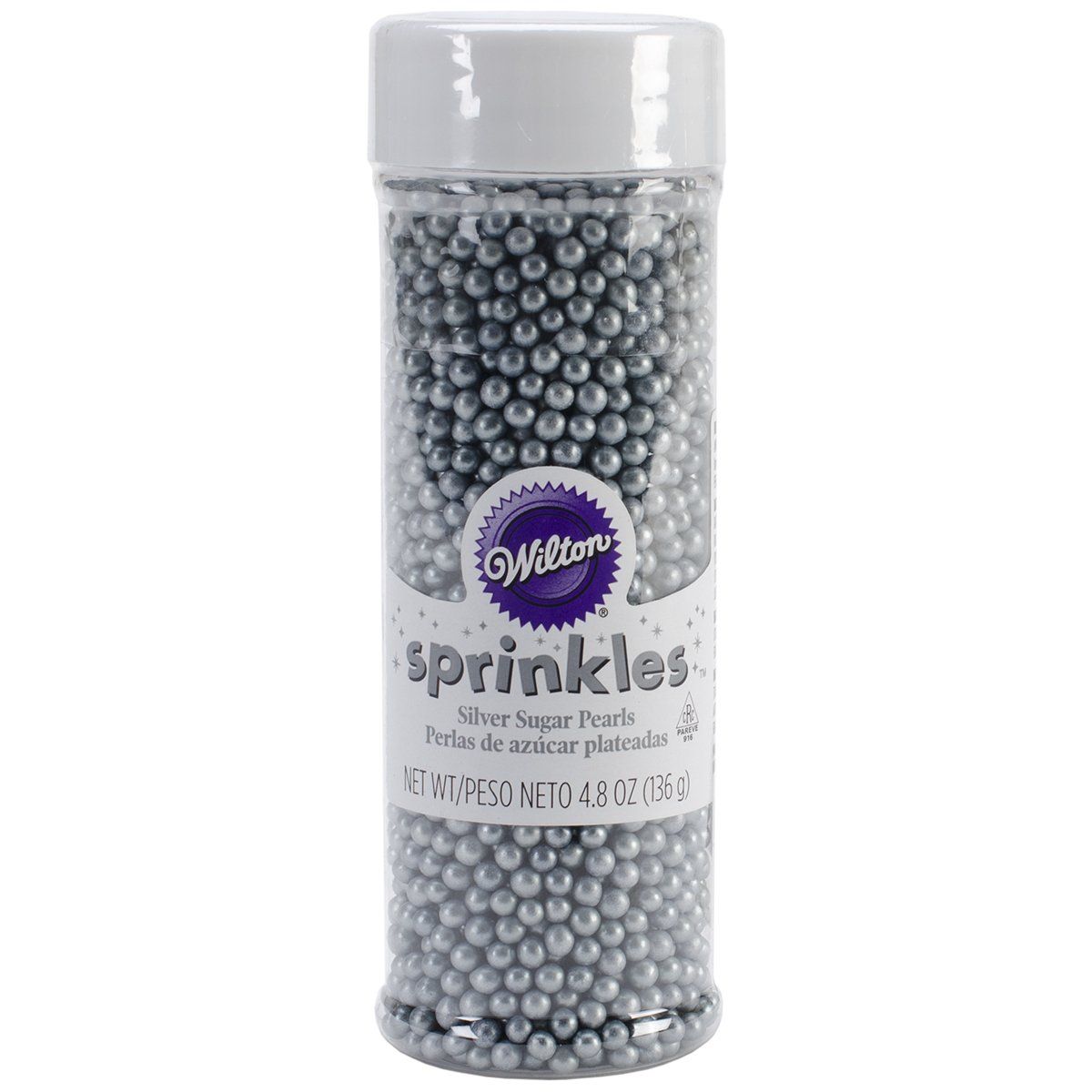 Wilton Sugar Pearls Silver 4.8oz