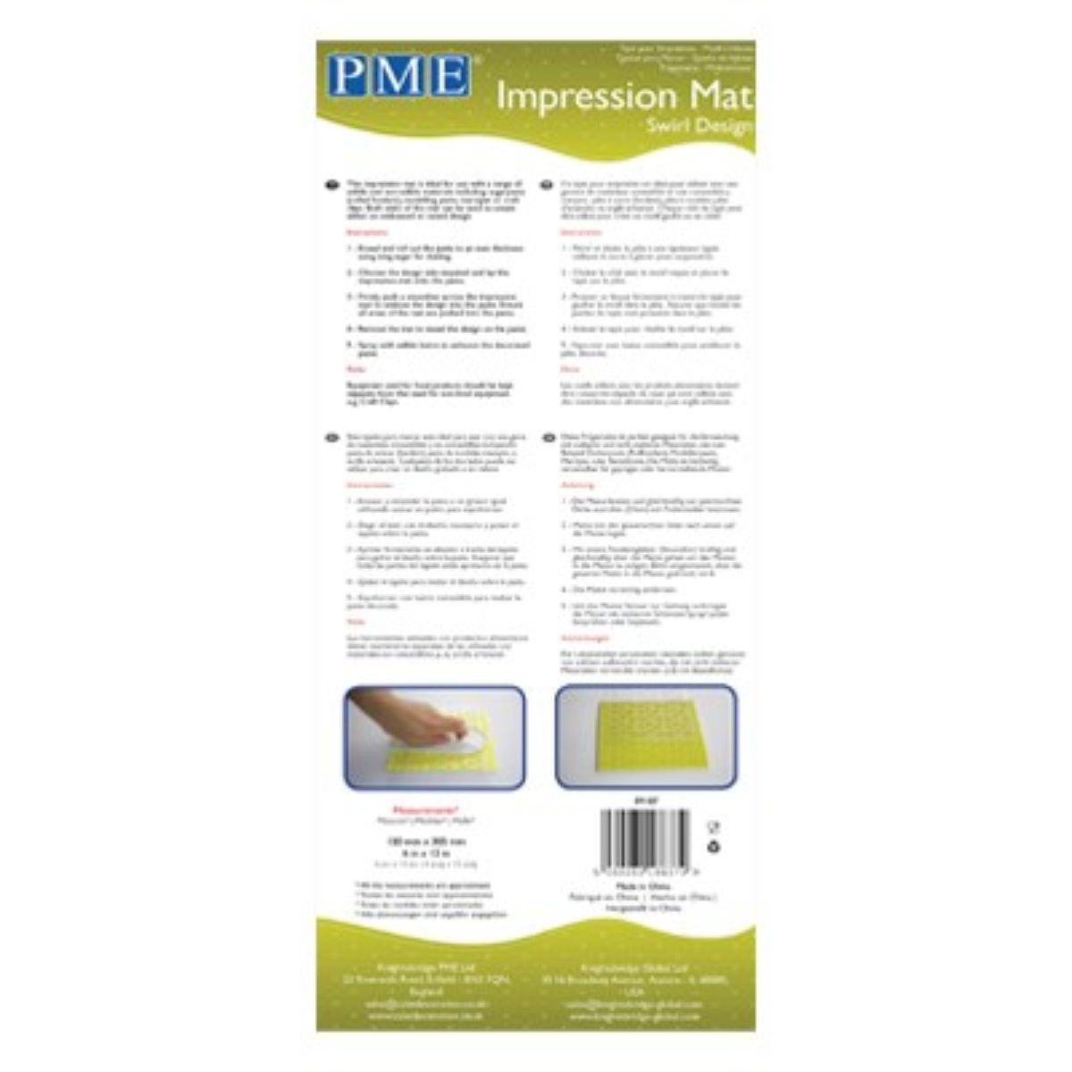 Molde de impresión JEM Swirl Design