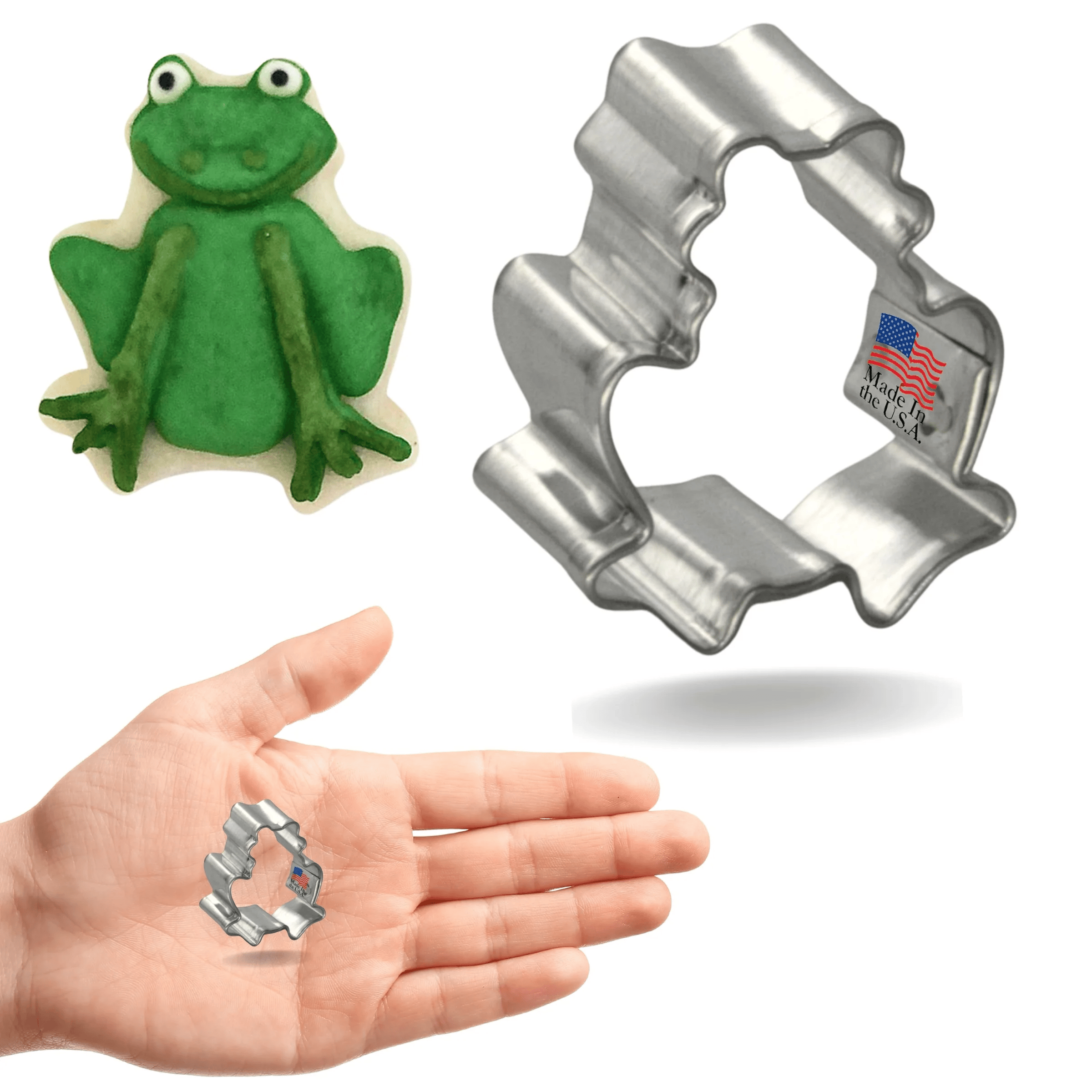 Mini Frog Cookie Cutter 1.5 In.