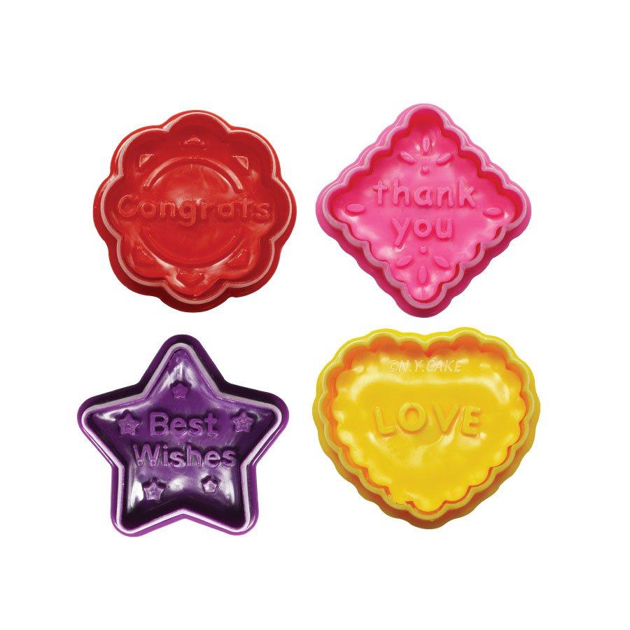 Messages Fondant & Pie Cutter Set - Bake Supply Plus