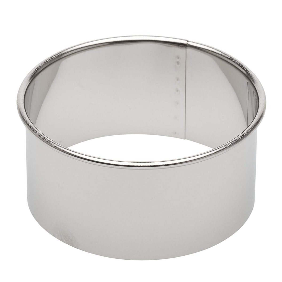 Ateco plain round cookie cutter in assorted sizes for baking and pastry decorating