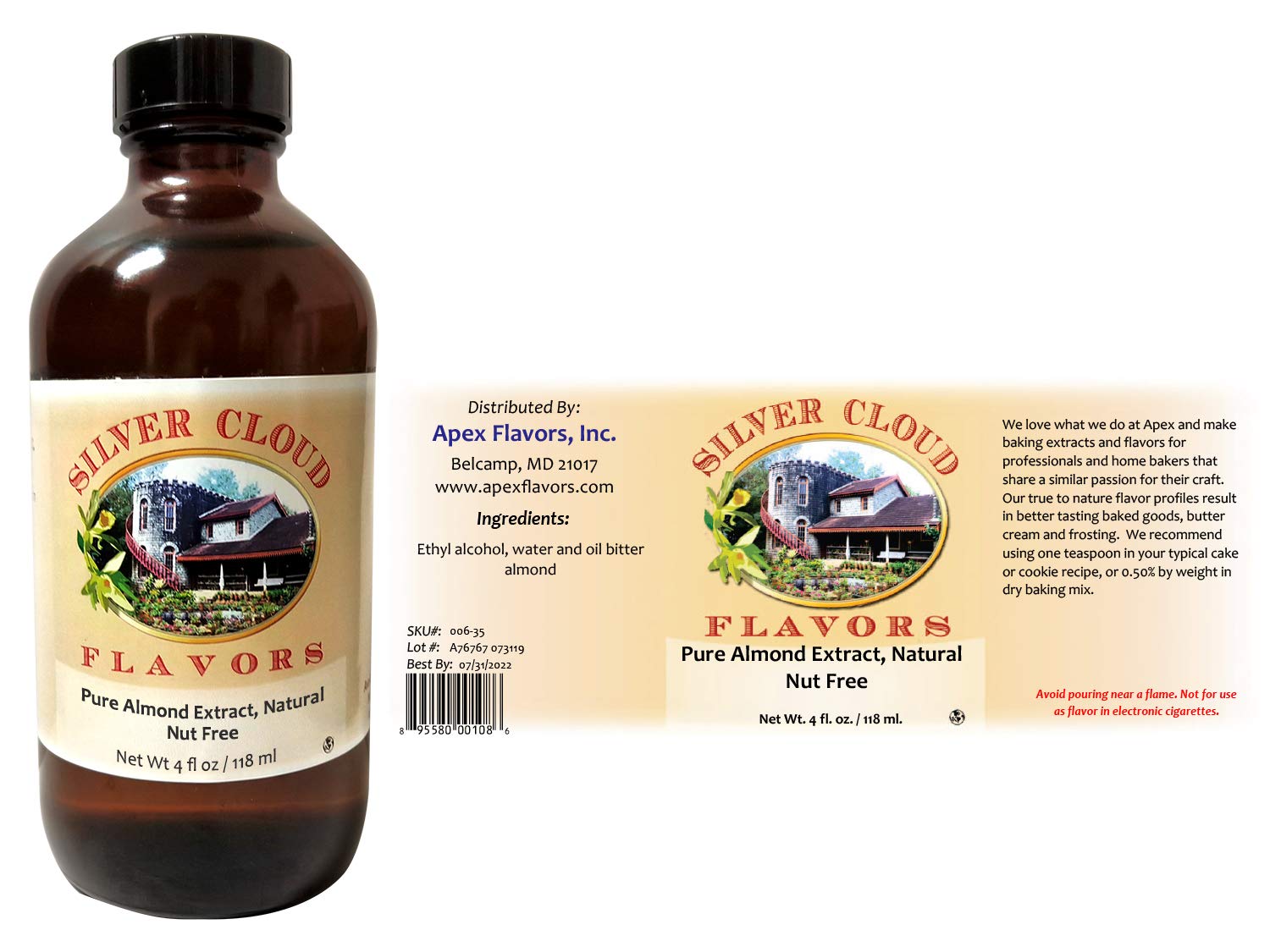 Extracto de Almendra Pura Sin Frutos Secos Natural