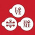 Puppy Love Cookie Set Stencil - Bake Supply Plus