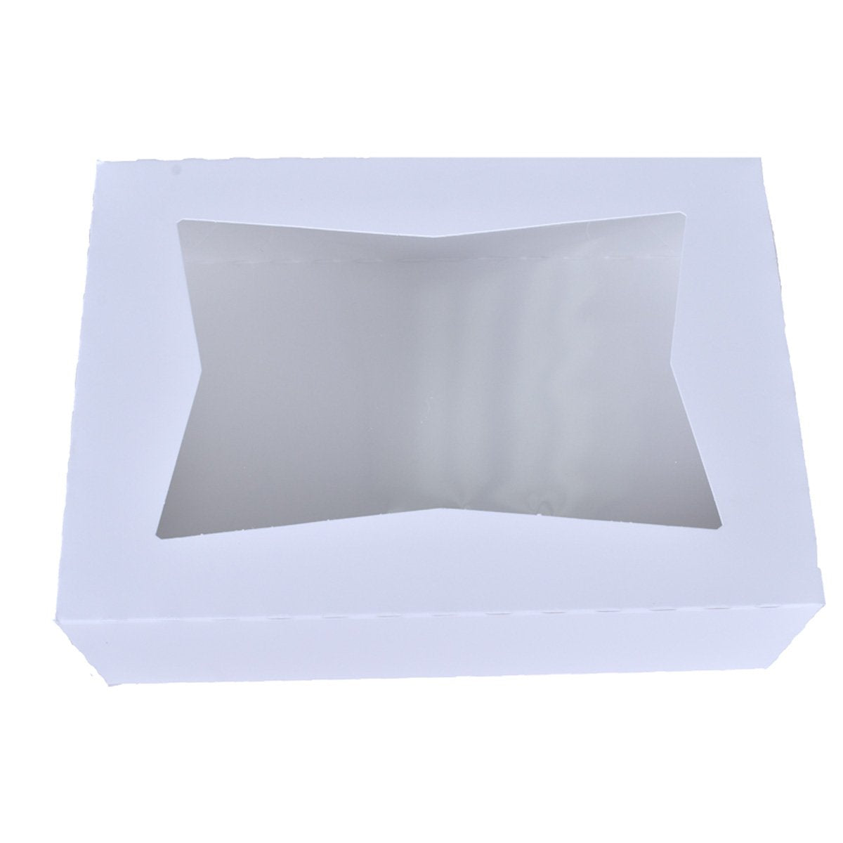 White Window Cake Boxes - 14x10x6.5