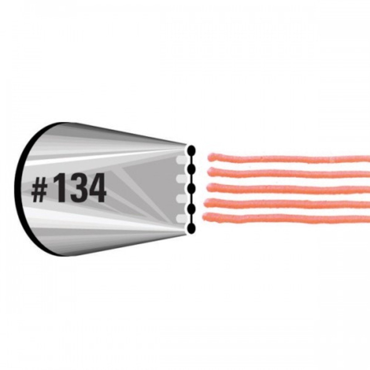 Wilton/Ateco Multi-Opening Tip #134