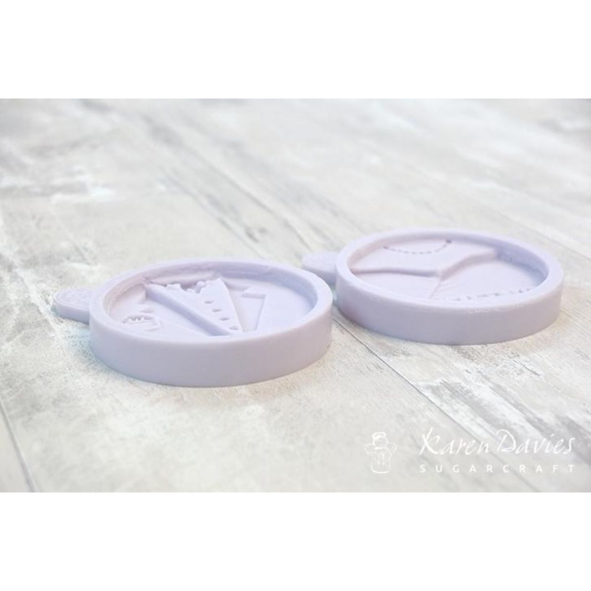 Molde para cupcakes de novios Karen Davies