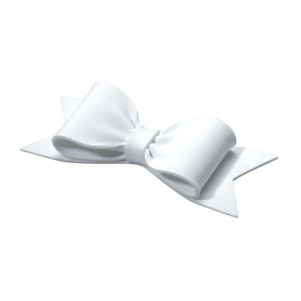 190LG - Lazos grandes blancos de pasta de goma de 6'