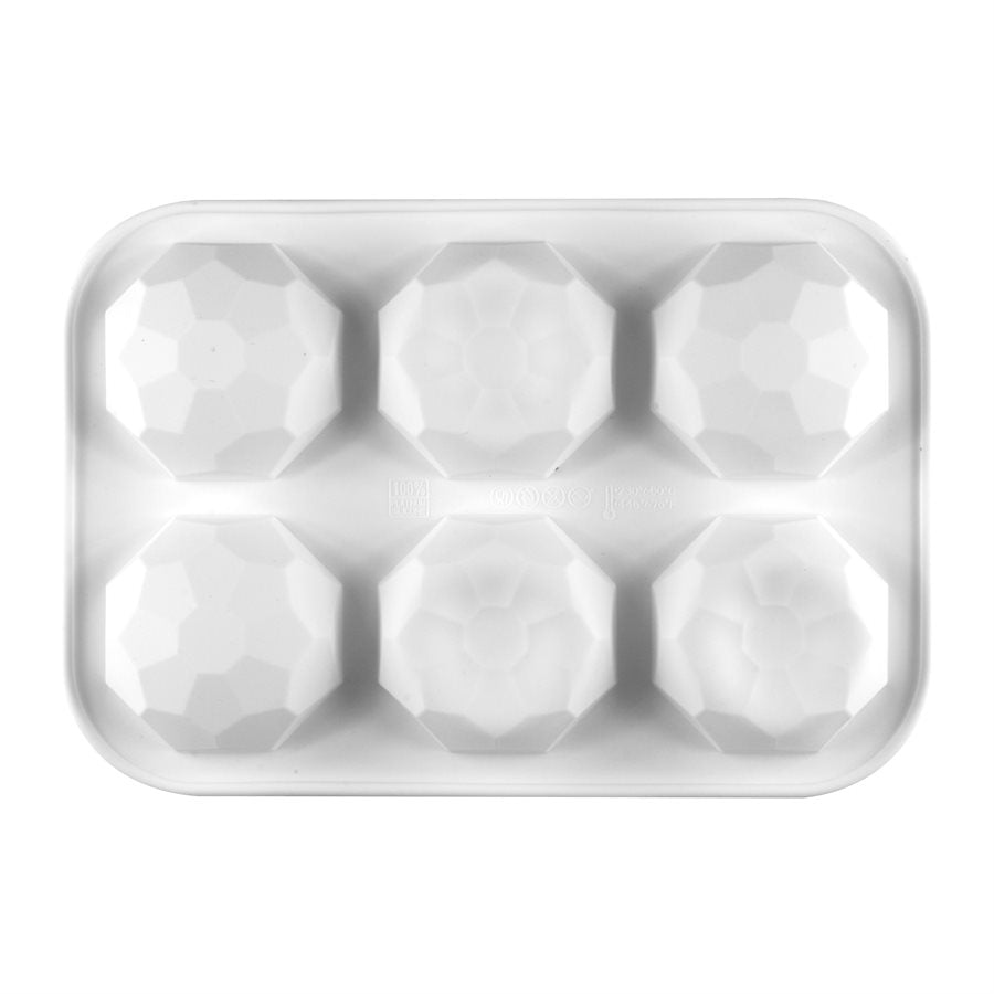 Molde de silicona NY Cake Gem Dome de 2 pulgadas