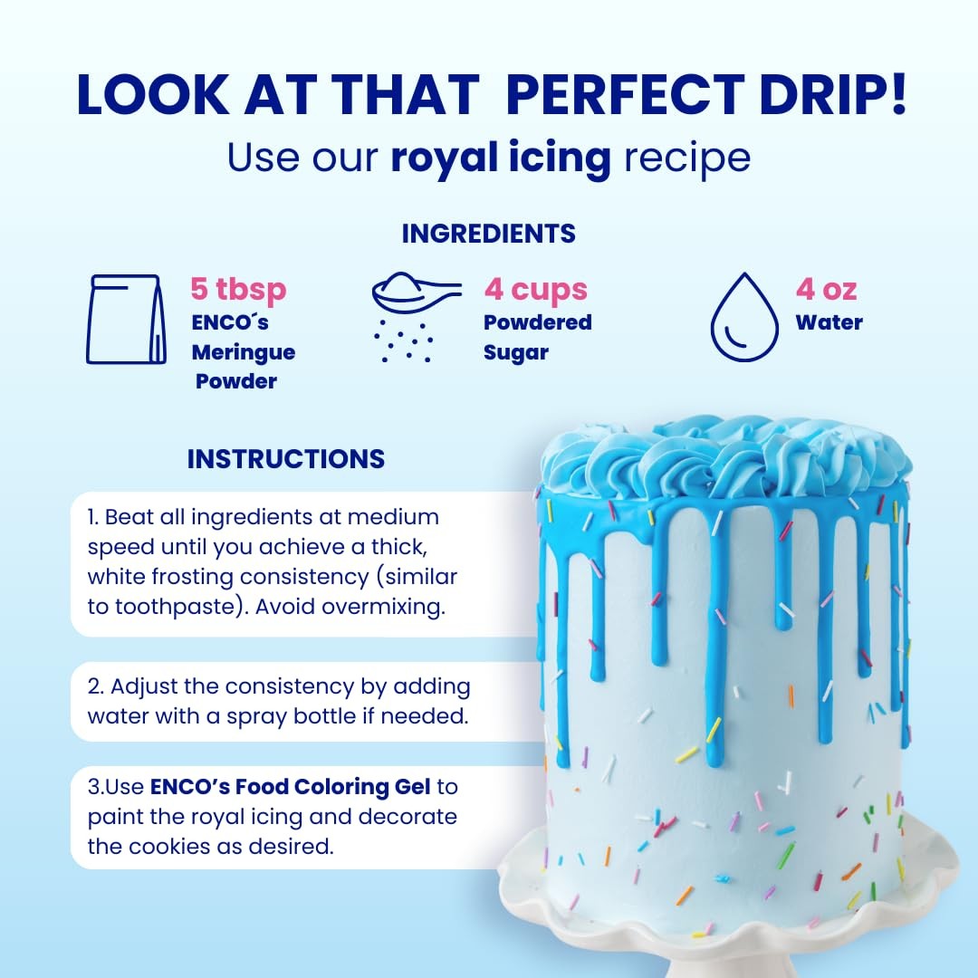 Enco Merengue en Polvo 8.8oz Meringue Powder