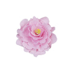 Flor de peonía grande blanca n.º 105 o rosa n.º 107 con estambres amarillos