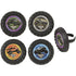 Monster Jam Car Crushing Cupcake Rings 12ct