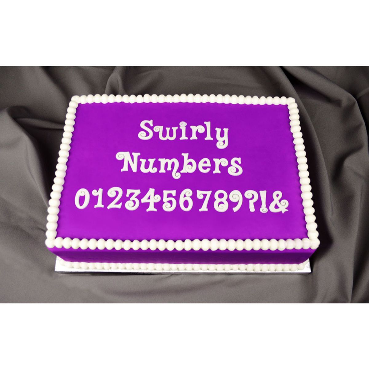 Swirly Number Flexabet™ Mold - Bake Supply Plus