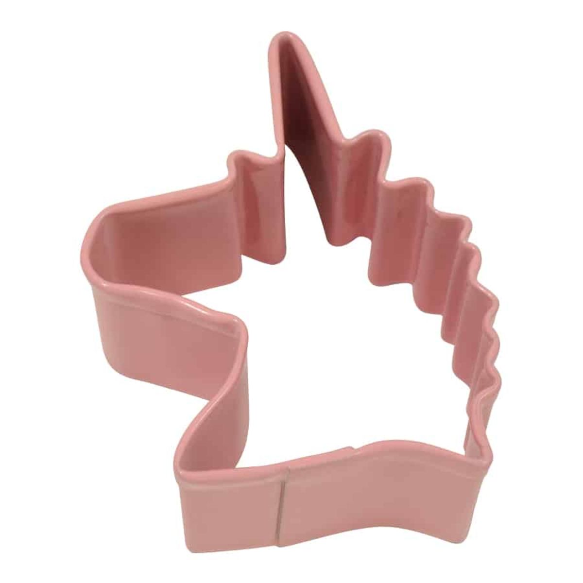 Cortador de galletas R&M Mini Cabeza de unicornio rosa 4,4 cm