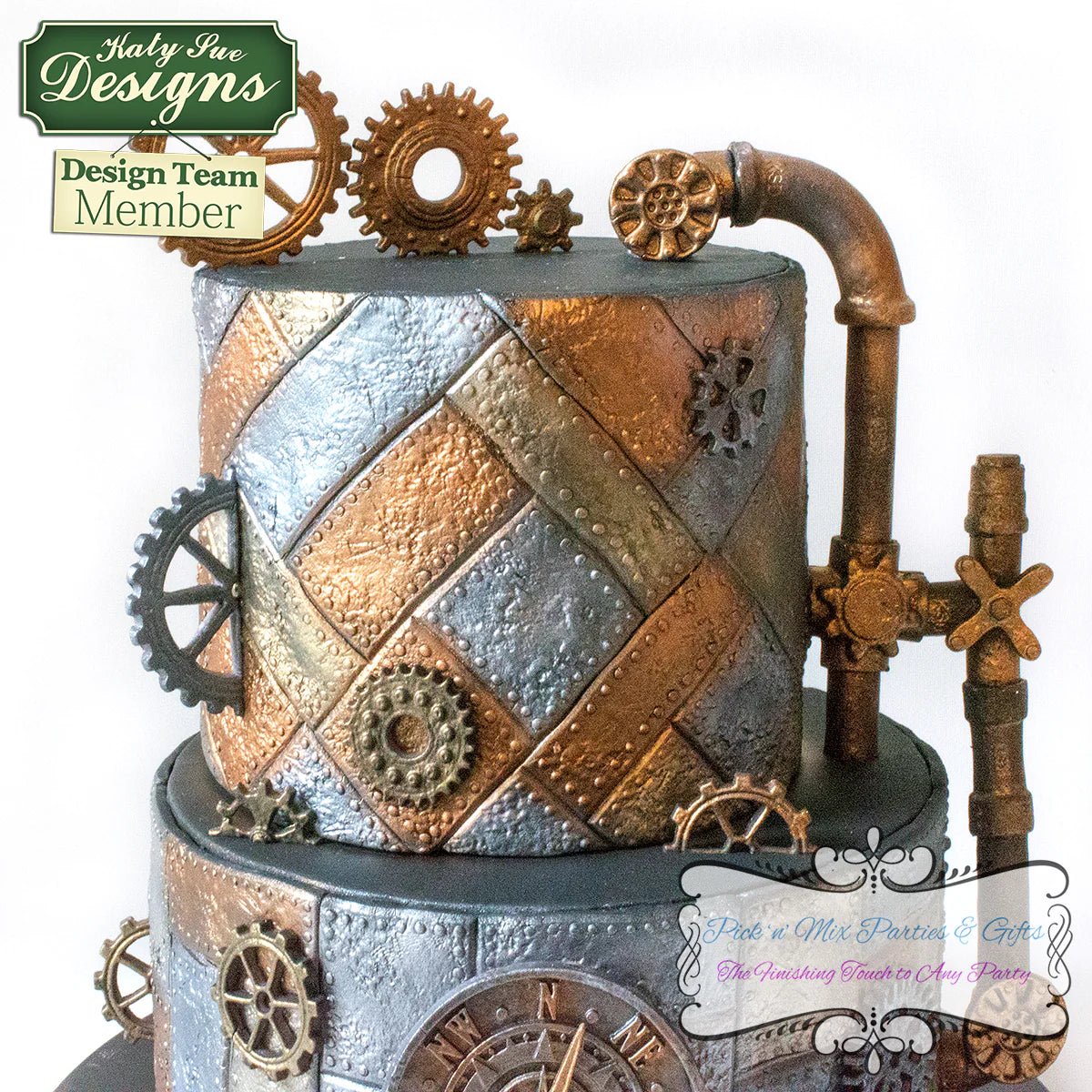 Distressed Cogs Mold Katy Sue