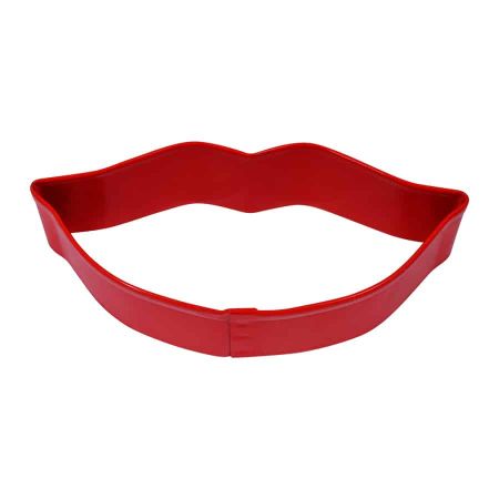 R&M Cortador de Galletas Labios 3.5" Rojo