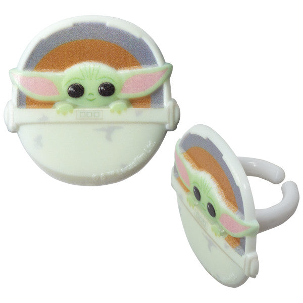 Star Wars The Child Cupcake Rings 12ct