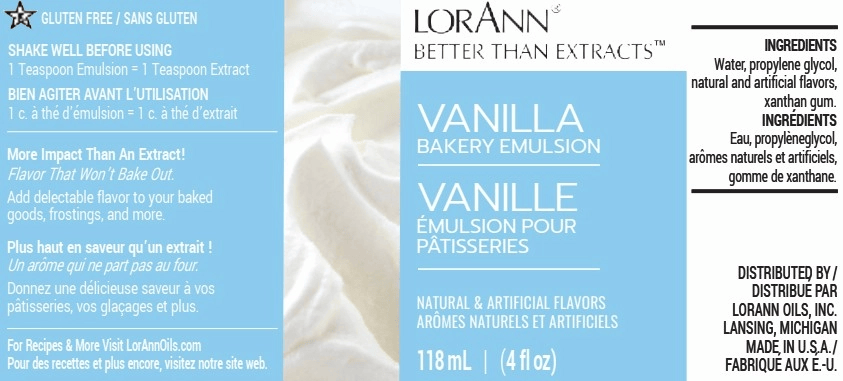 Vanilla Emulsion Lorann