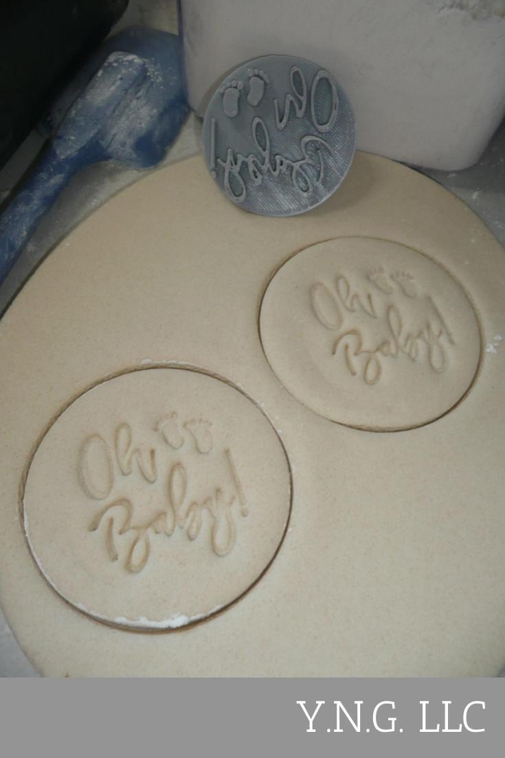 Sello de fondant "Oh bebé"